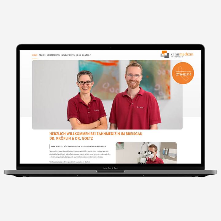 Zahnarztpraxis aus dem Breisgau - Website