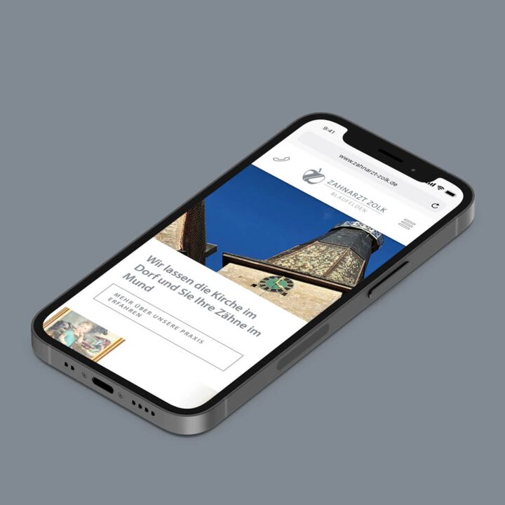Praxismarketing und Website für Zahnarztpraxis aus Bayern