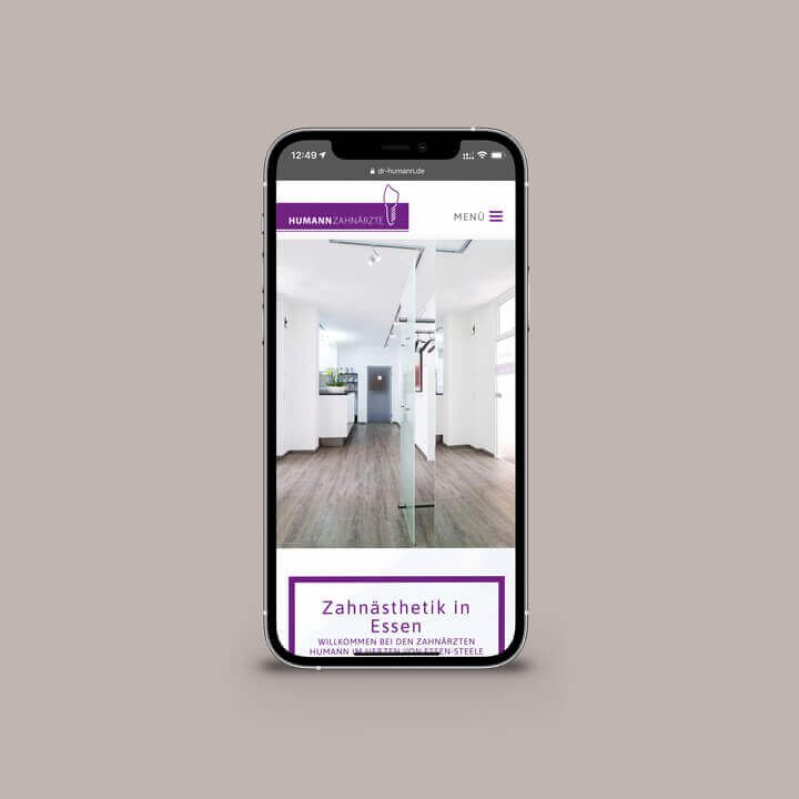Praxismarketing und Website für Zahnarztpraxis aus NRW